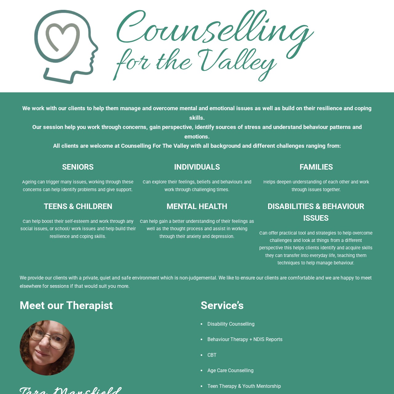Counselling For The Valley